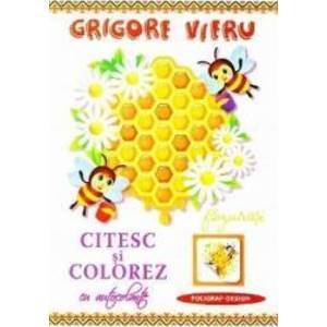 Citesc si colorez cu autocolante Fagurasi - Grigore Vieru imagine