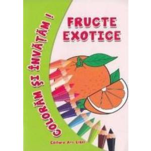 Fructe exotice - Coloram si invatam imagine