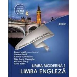 Limba engleza limba moderna 1 - Clasa 5 - Manual + CD - Diana Ionita Simona Drula Corina Dumitrescu imagine