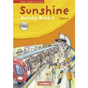 Sunshine - Early Start Edition 4. Activity Book mit Lieder-/Text-CD imagine