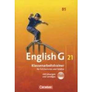 English G 21. Ausgabe B 5. Klassenarbeitstrainer mit Loesungen und CD imagine
