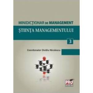 Minidictionar De Management 3 Stiinta Managementului - Ovidiu Nicolescu imagine
