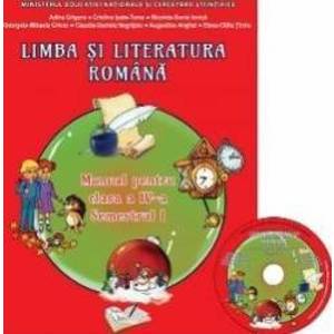 Romana - Clasa a 4-a. Sem.1 - Manual + CD - Adina Grigore imagine