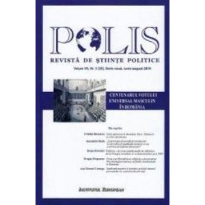 Polis Vol.7 Nr.3 25 . Serie noua. Iunie-august 2019. Revista de stiinte politice imagine