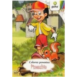 Pinocchio. Colorez povestea imagine
