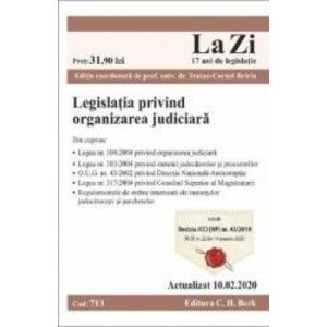 Legislatia privind organizarea judiciara Act. 10.02.2020 imagine