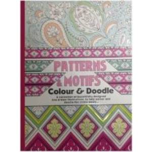 Carte de colorat pentru adulti Patterns and motifs imagine