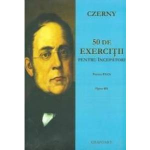 50 de exercitii pentru incepatori pentru pian - Czerny imagine