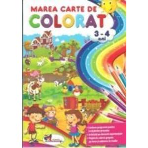 Marea carte de colorat 3-4 ani imagine