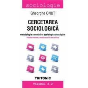 Cercetarea Sociologica Vol 2.2 - Gheorghe Onut imagine