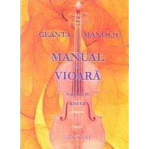 Manual de vioara vol. 4 Anexa - Geanta Manoliu imagine