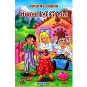 Hansel si Gretel B5 - Carte de colorat imagine