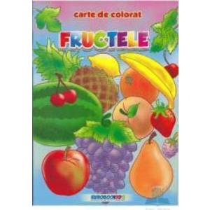 Fructele - Carte de colorat imagine
