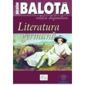 Literatura germana - Nicolae Balota imagine