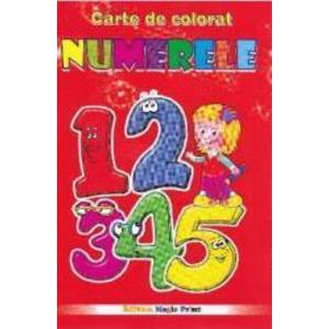 Numerele - Carte de colorat imagine