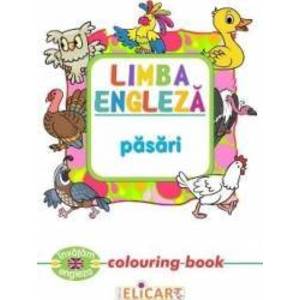 Limba engleza Pasari Colouring Book imagine