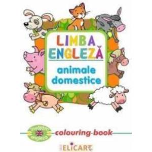 Limba engleza Animale domestice Colouring Book imagine