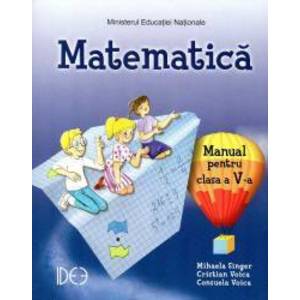 Matematica. Manual pentru clasa a V-a IDEE imagine
