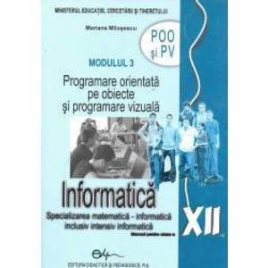 Informatica. Manual pentru clasa a XII-a - POO si PV M3 imagine