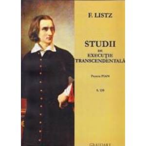 Studii de executie transcedentala pentru pian - F. Liszt imagine