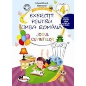 Culegere de exercitii pentru limba romana cls 4 Jocul cuvintelor - Liliana Catruna imagine