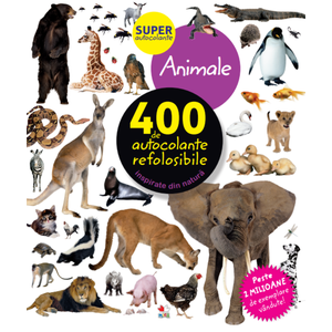 Animale. 400 de autocolante refolosibile imagine