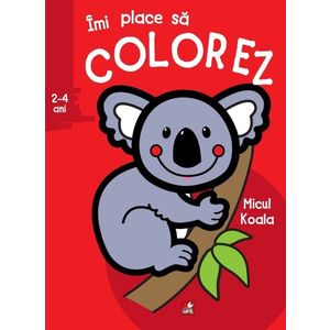 Îmi place să colorez. Micul Koala (2-4 ani) imagine