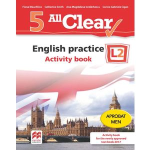 All Clear. English practice. Activity book. L 2. Lectia de engleza (clasa a V-a) imagine