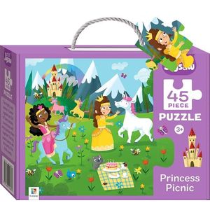 Junior Jigsaw 45 Piece Puzzle. Princess Picnic imagine