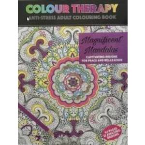 Colour Therapy Magnificent Mandalas - Carte de colorat pentru adulti imagine