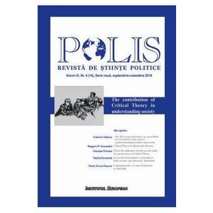 Polis vol.4 nr.4(14) Serie noua Septembrie-noiembrie 2016 Revista de Stiinte Politice imagine