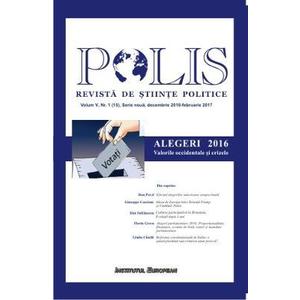 Polis Vol.5 Nr.1(15) Serie noua Decembrie 2016- Februarie 2017 Revista de Stiinte Politice imagine