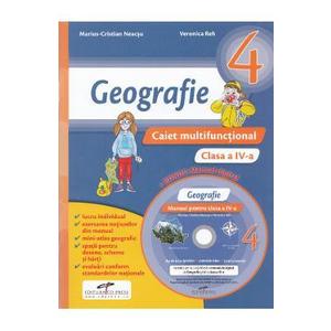 Geografie - Clasa 4 - Caiet multifunctional + CD - Marius-Cristian Neacsu, Veronica Reh imagine