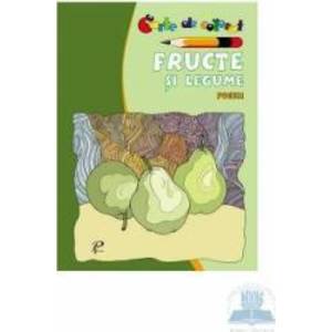 Fructe si legume. Poezii - Carte de colorat imagine