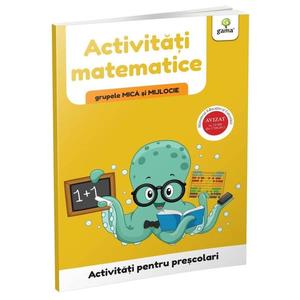 Activități matematice • grupele mică și mijlocie imagine