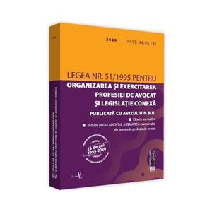 Legea nr. 51/1995 pentru organizarea si exercitarea profesiei de avocat si legislatie conexa: 2020 imagine