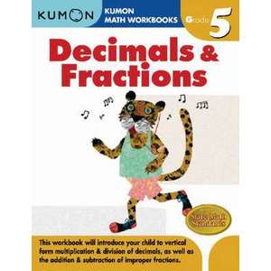 Decimals & Fractions Grade 5 imagine