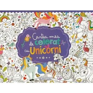 Cartea mea de colorat cu unicorni | imagine