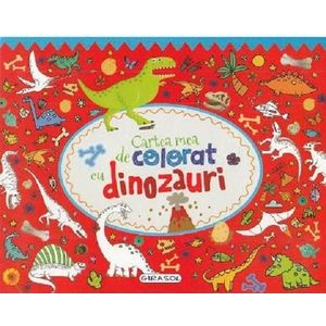 Cartea mea de colorat cu dinozauri | imagine