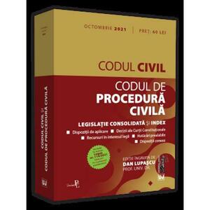 Codul civil si Codul de procedura civila: Octombrie 2021 imagine