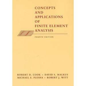Concepts and Applications of Finite Element Analysis imagine