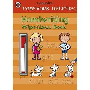 Ladybird Homework Helpers: Handwriting Wipe-Clean Book imagine