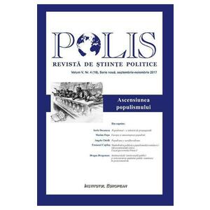 Polis Vol. V, Nr. 4 (18) Serie Noua, Septembrie-Noiembrie 2017 imagine