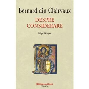 Despre considerare | Bernard din Clairvaux imagine