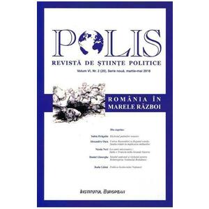 Polis vol.6 nr.2 (20), serie noua martie-mai 2018. Revista de stiinte politice imagine