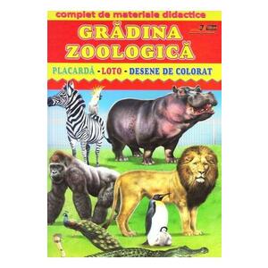 Gradina zoologica - Placarda, Loto, Desene de colorat imagine