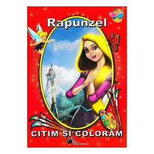 Rapunzel - Citim si coloram imagine