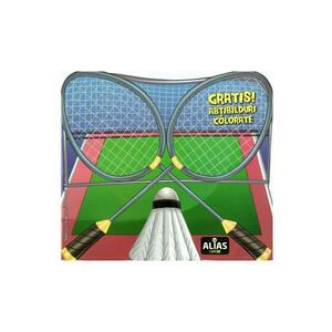 Badminton. Abtibilduri colorate imagine