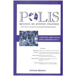 Polis Vol.7 Nr.1 (23).Serie noua. Decembrie 2018 - Februarie 2019. Revista de stiinte politice imagine