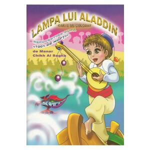 Lampa lui Aladdin - Carte de colorat imagine